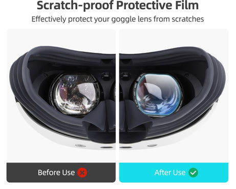 Hifylux PS-FF29 For PlayStation VR2 Lens Protective Film Set HD Scratch-Proof TPU Soft Film, For PlayStation VR2