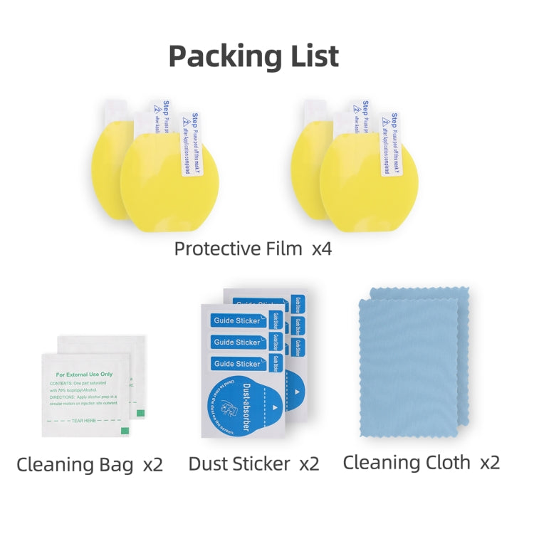 Hifylux PS-FF29 For PlayStation VR2 Lens Protective Film Set HD Scratch-Proof TPU Soft Film, For PlayStation VR2