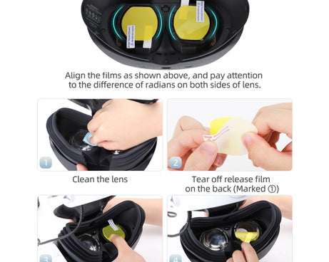 Hifylux PS-FF29 For PlayStation VR2 Lens Protective Film Set HD Scratch-Proof TPU Soft Film, For PlayStation VR2