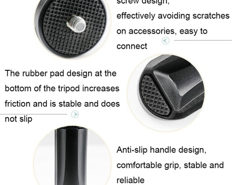 RCGEEK for DJI OSMO Pocket 2 Universal Mini Tripod PTZ Camera Accessories