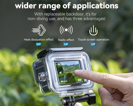 For GoPro Hero11 Black / HERO10 Black / HERO9 Black TELESIN Waterproof Case Full Scene Anti-Fog Underwater Diving Housing, For GoPro Hero11 Black / HERO10 Black / HERO9 Black