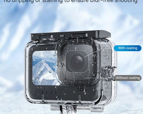 For GoPro Hero11 Black / HERO10 Black / HERO9 Black TELESIN Waterproof Case Full Scene Anti-Fog Underwater Diving Housing, For GoPro Hero11 Black / HERO10 Black / HERO9 Black