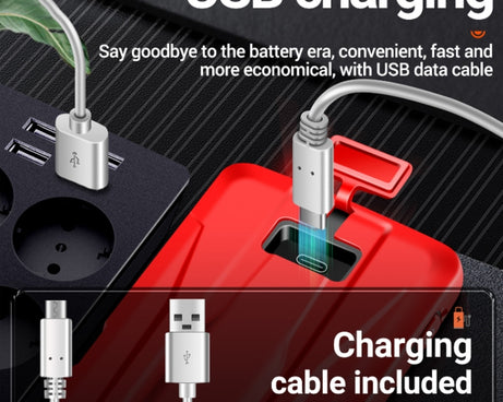 ANENG 683 Smart Touch Screen Automatic Range Rechargeable Multimeter, 683 Red, 683 Black