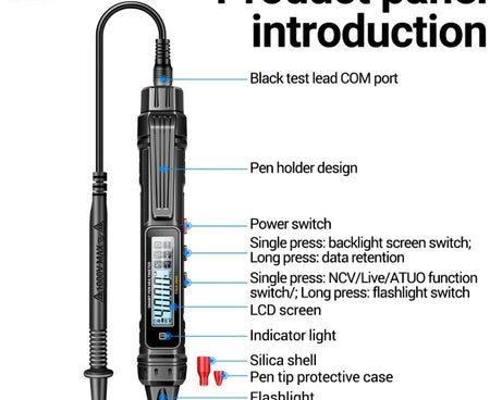 Electrician Induction Test Pen Fully Intelligent Anti-burning High-precision Digital Universal Meter, ANENG A3005, ANENG A3005A, ANENG A3005B