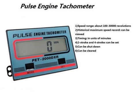 Chainsaw Tachometer Lawn Mower Speedometer Gasoline Engine Tester, ZSB