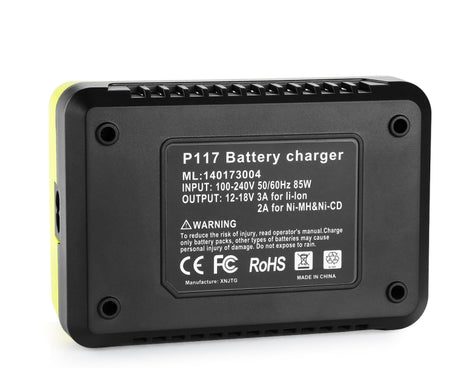 For RYOBI P117 / P108 12-18V Universal Battery Charger
