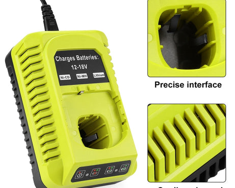 For RYOBI P117 / P108 12-18V Universal Battery Charger