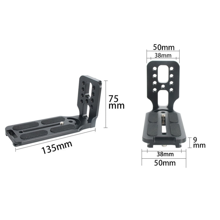 BEXIN  L130-50 Camera Quick Release Plate L-shaped Vertical Board, L130-50