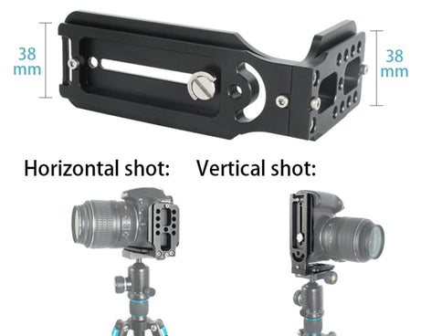 BEXIN  L130-50 Camera Quick Release Plate L-shaped Vertical Board, L130-50