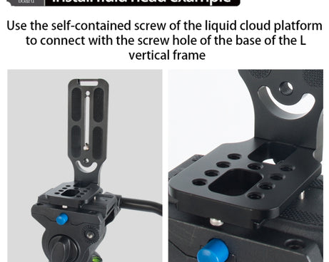 BEXIN  L130-50 Camera Quick Release Plate L-shaped Vertical Board, L130-50