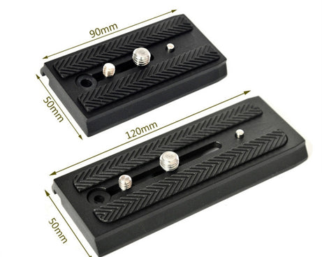 Quick Release Plate for Manfrotto 501 502 504HDV Benro S4 S6 S7 S8, BEXIN  501-L120A, BEXIN  501-L120, BEXIN 501-L90A, BEXIN  501-L90
