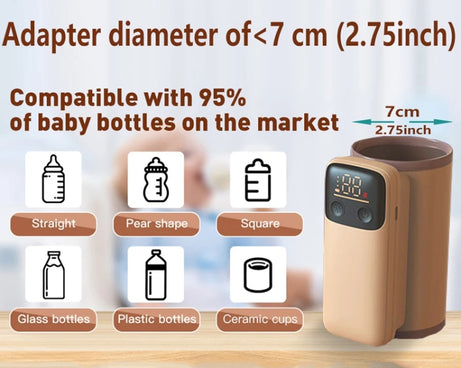 18W Fast Charging Baby Bottle Warmer With Digital Display, Fast Charging  Standard Version, Fast Charging  Flagship Version