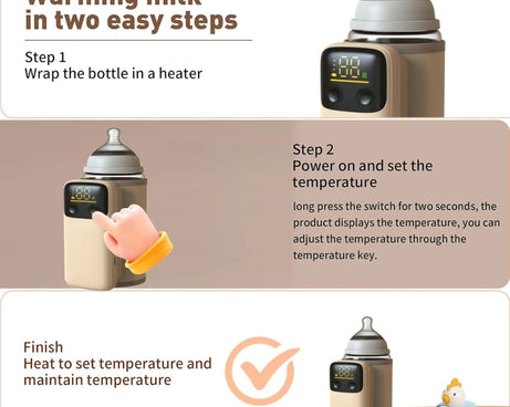 18W Fast Charging Baby Bottle Warmer With Digital Display, Fast Charging  Standard Version, Fast Charging  Flagship Version