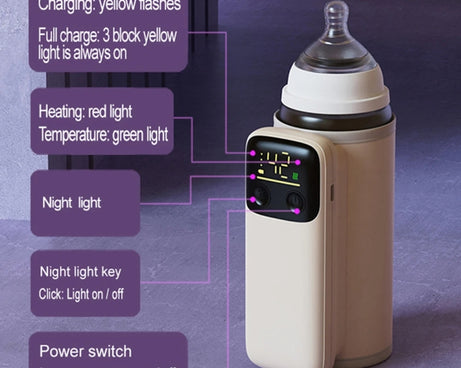 18W Fast Charging Baby Bottle Warmer With Digital Display, Fast Charging  Standard Version, Fast Charging  Flagship Version
