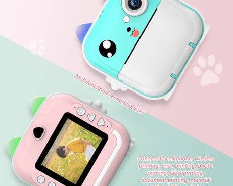 Children Instant Camera Mini Thermal HD Printer Video Photo Digital Camera