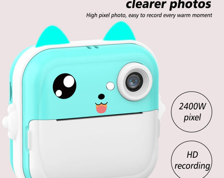 Children Instant Camera Mini Thermal HD Printer Video Photo Digital Camera