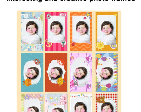 Children Instant Print Camera 1080P 2.4-Inch IPS Screen Dual Lens Photography Camera