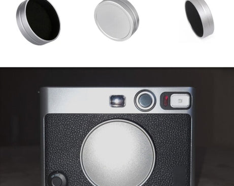 For FUJIFILM Instax Mini EVO Camera Lens Cap Aluminum Alloy Protective Cover, Camera Lens