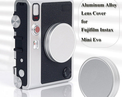 For FUJIFILM Instax Mini EVO Camera Lens Cap Aluminum Alloy Protective Cover, Camera Lens