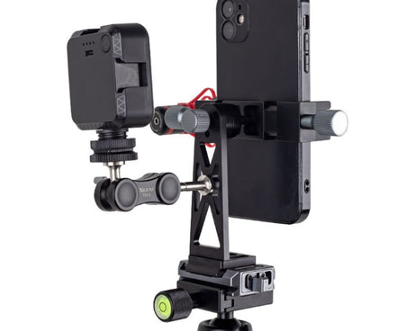 XILETU Metal Swivel Cold Shoe Mobile Phone Clip Photography Fixed Tripod