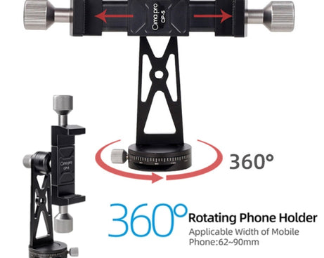 Cimapro Rotating Mobile Phone Clip Live Tripod Photography Stand