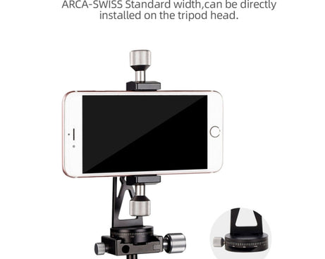 Cimapro Rotating Mobile Phone Clip Live Tripod Photography Stand