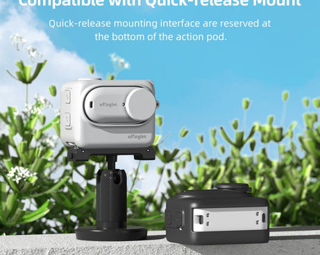 For Insta360 GO 3 AMagisn Silicone Body Cover Protective Case With Lanyard