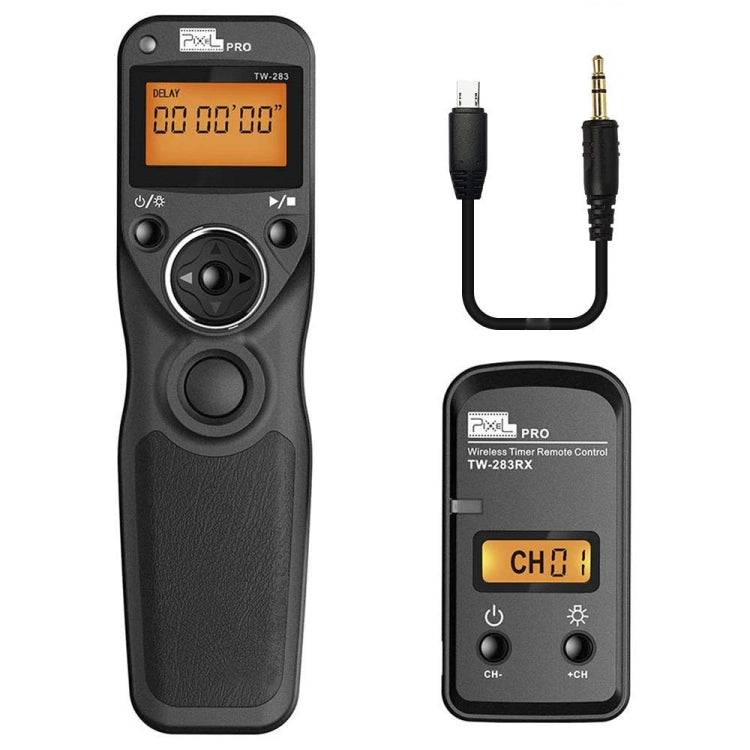 Pixel TW283 Shutter Wireless Delay Remote Control SLR Shutter Flasher, For Canon E3, For Nikon DC0, For Nikon DC2, For Sony S1, For Sony S2, For Instax 90, For Instax E3