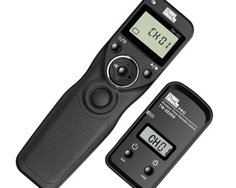 Pixel TW283 Shutter Wireless Delay Remote Control SLR Shutter Flasher, For Canon E3, For Nikon DC0, For Nikon DC2, For Sony S1, For Sony S2, For Instax 90, For Instax E3