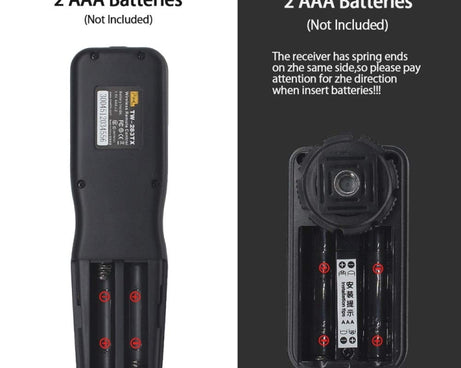 Pixel TW283 Shutter Wireless Delay Remote Control SLR Shutter Flasher, For Canon E3, For Nikon DC0, For Nikon DC2, For Sony S1, For Sony S2, For Instax 90, For Instax E3