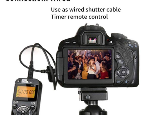 Pixel TW283 Shutter Wireless Delay Remote Control SLR Shutter Flasher, For Canon E3, For Nikon DC0, For Nikon DC2, For Sony S1, For Sony S2, For Instax 90, For Instax E3