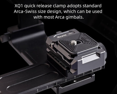 XILETU  PQ-38 Quick Release Plate Base Tripod Slider Mount Adapter, PQ-38 Quick Release Plate