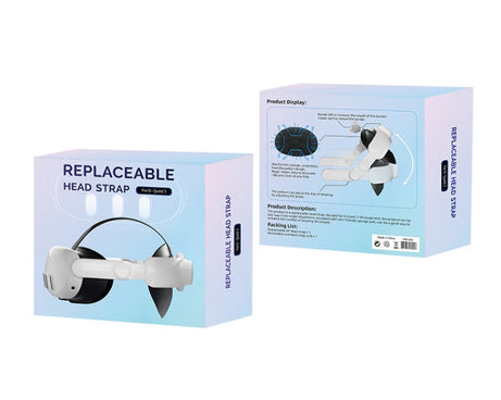 For Meta Quest 3 VR  iplay Head Strap Reduce Pressure Adjustable Headband, Head Strap