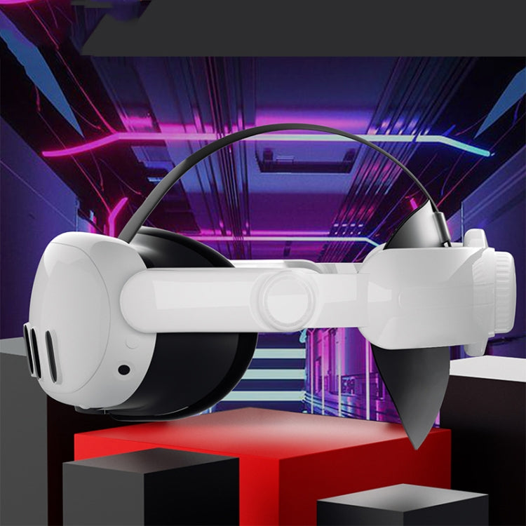For Meta Quest 3 VR  iplay Head Strap Reduce Pressure Adjustable Headband, Head Strap