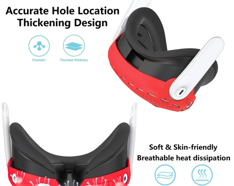 For Meta Quest 3 VR Host Silicone Protective Case Smart Device Accessories