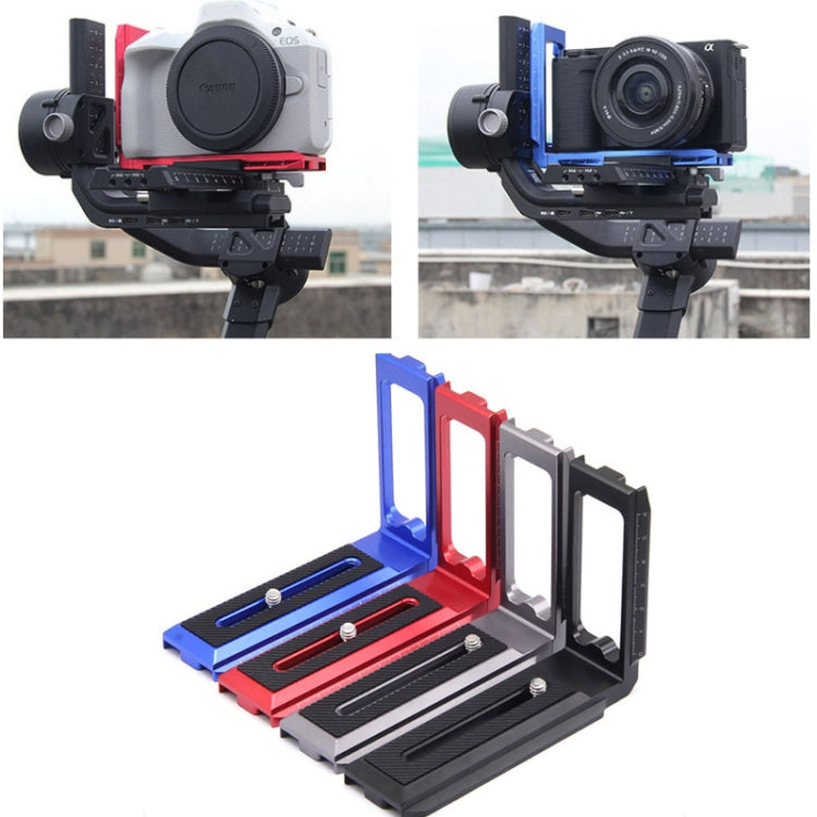 Universal Camera L Shape Bracket Quick Release Plate for Camera RSC2 / RS3 Stabilizers, L-450 Black, L-450 Red, L-450 Blue, L-440 Black, L-440 Red, L-440 Blue