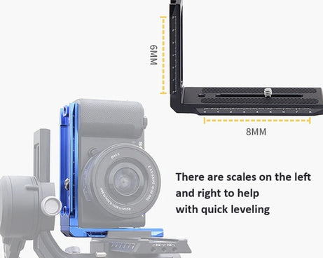 Universal Camera L Shape Bracket Quick Release Plate for Camera RSC2 / RS3 Stabilizers, L-450 Black, L-450 Red, L-450 Blue, L-440 Black, L-440 Red, L-440 Blue