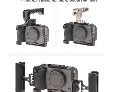 For Sony FX30 FX3 Camera JLWIN Protection Cage Stabilizer Rig, Only Top Board, Only Rabbit Cage, Rabbit Cage + Top Board