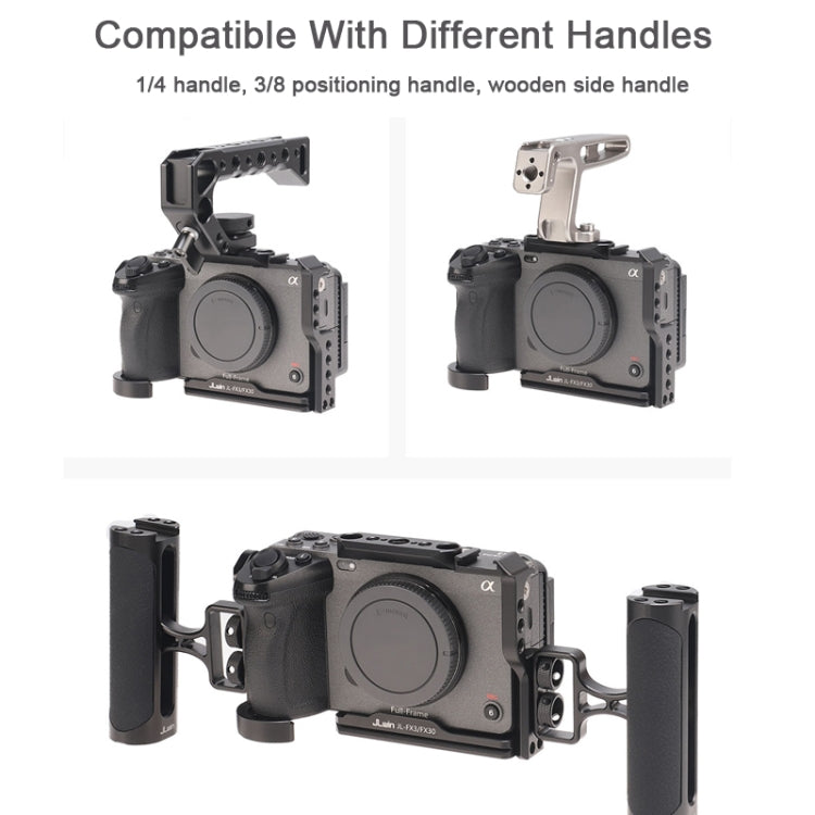 For Sony FX30 FX3 Camera JLWIN Protection Cage Stabilizer Rig, Only Top Board, Only Rabbit Cage, Rabbit Cage + Top Board