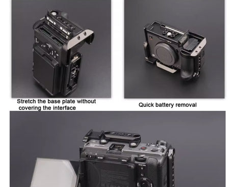 For Sony FX30 FX3 Camera JLWIN Protection Cage Stabilizer Rig, Only Top Board, Only Rabbit Cage, Rabbit Cage + Top Board