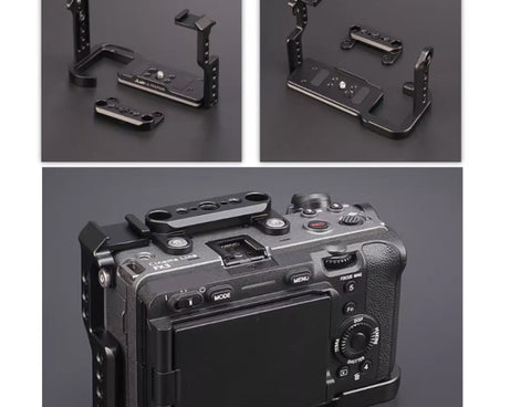 For Sony FX30 FX3 Camera JLWIN Protection Cage Stabilizer Rig, Only Top Board, Only Rabbit Cage, Rabbit Cage + Top Board