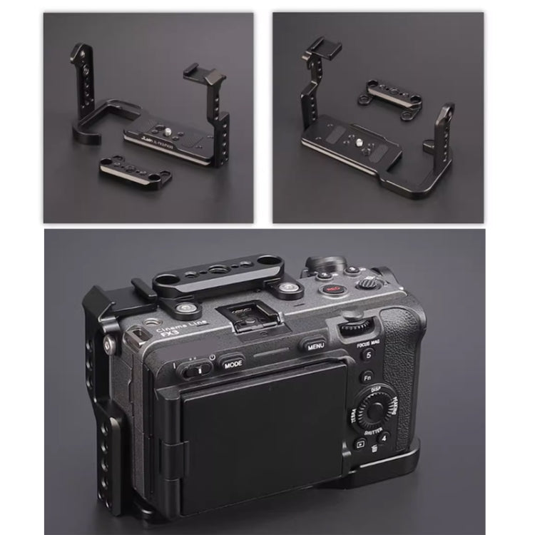 For Sony FX30 FX3 Camera JLWIN Protection Cage Stabilizer Rig, Only Top Board, Only Rabbit Cage, Rabbit Cage + Top Board