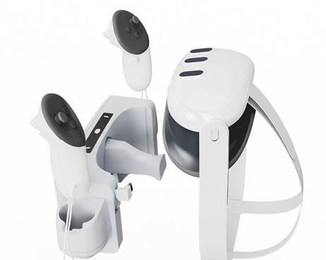 For Meta Quest 3 VR Helmet Charging Base Wall-mounted Fast Charging Rack With LED Indicator