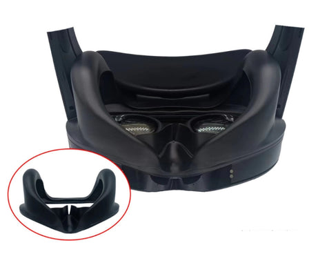 For Mate Quest Pro Eye Mask Light-blocking Magnetic Replacement Silicone Eye Cover VR Accessories