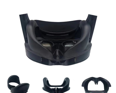 For Mate Quest Pro Eye Mask Light-blocking Magnetic Replacement Silicone Eye Cover VR Accessories