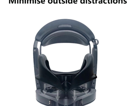 For Mate Quest Pro Eye Mask Light-blocking Magnetic Replacement Silicone Eye Cover VR Accessories