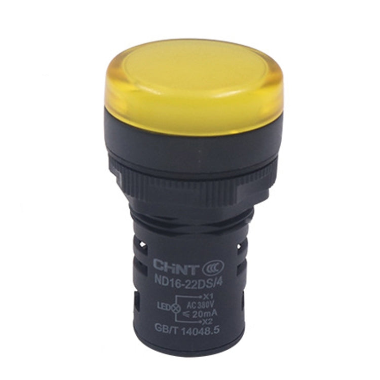 CHINT ND16-22DS LED Signal Light Power AD Indicator Lights, 24V (Red), 24V (Green), 24V (Yellow), 220V (Red), 220V (Green), 220V (Yellow)