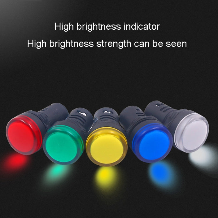 CHINT ND16-22DS LED Signal Light Power AD Indicator Lights, 24V (Red), 24V (Green), 24V (Yellow), 220V (Red), 220V (Green), 220V (Yellow)