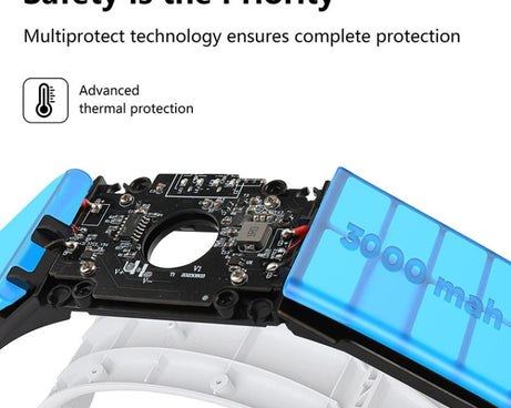 For Meta Quest 3 Rechargeable Headband Adjustable Headstrap Built In 6000mAh Battery, Rechargeable Headband