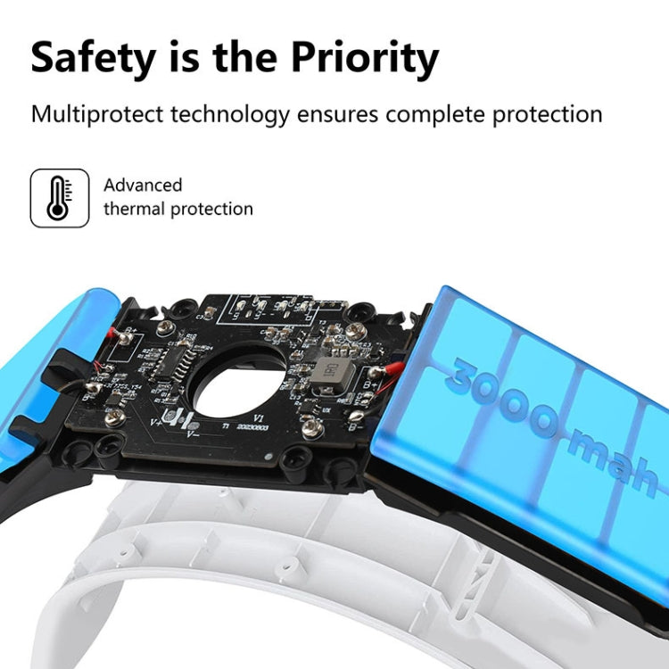 For Meta Quest 3 Rechargeable Headband Adjustable Headstrap Built In 6000mAh Battery, Rechargeable Headband